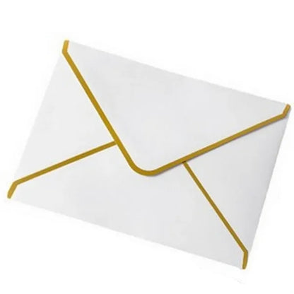 Gold-Foiled Diamond-Shaped Envelope Invitation
