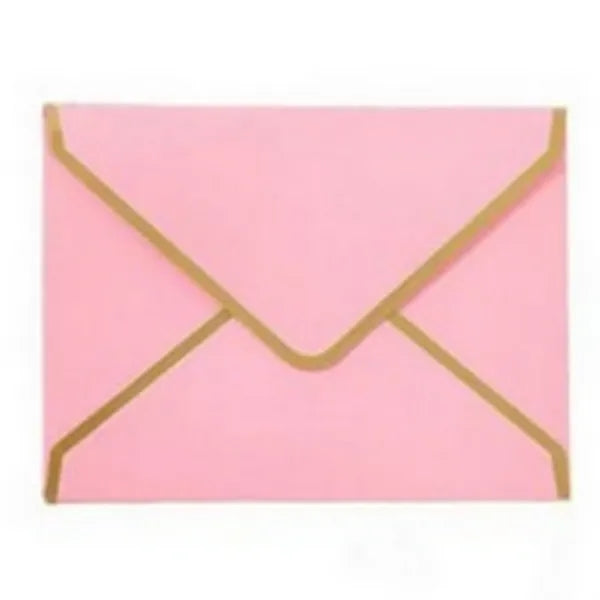 Gold-Foiled Diamond-Shaped Envelope Invitation