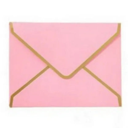 Gold-Foiled Diamond-Shaped Envelope Invitation