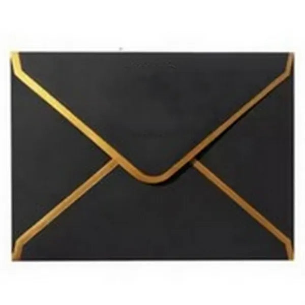 Gold-Foiled Diamond-Shaped Envelope Invitation