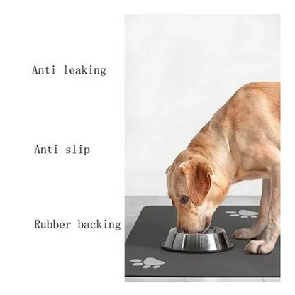 Stain-Resistant & Non-Slip Pet Feeding Mat