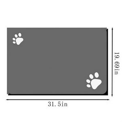 Stain-Resistant & Non-Slip Pet Feeding Mat
