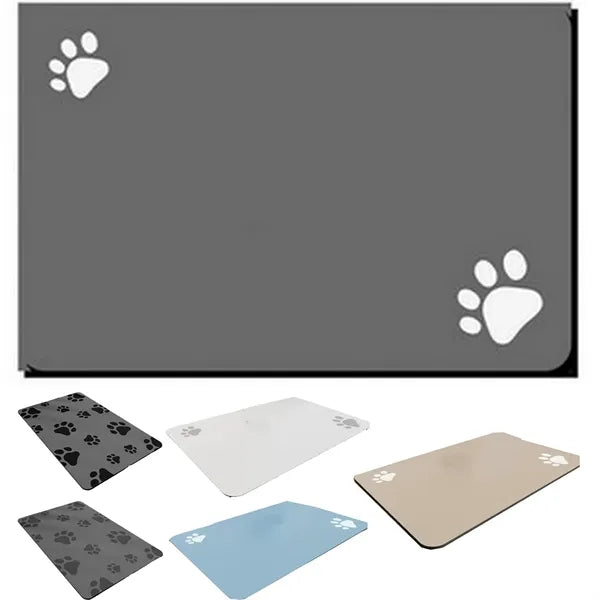 Stain-Resistant & Non-Slip Pet Feeding Mat