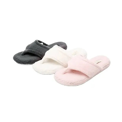 Plush Flip Flops Slippers