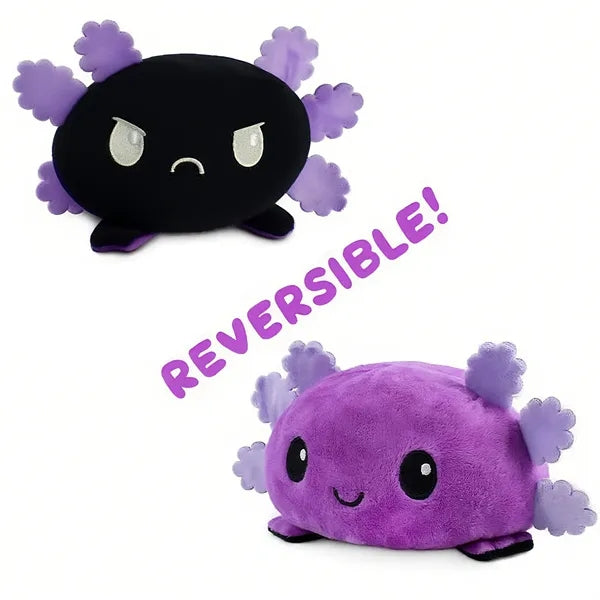 Reversible Axolotl Plush Stuffed Animal Toy