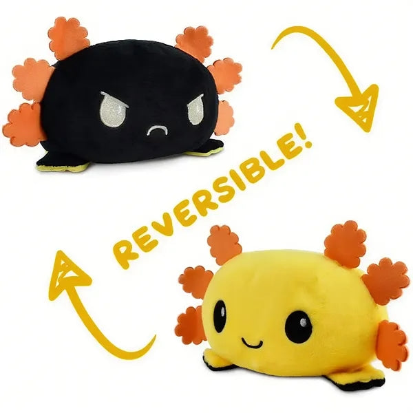 Reversible Axolotl Plush Stuffed Animal Toy