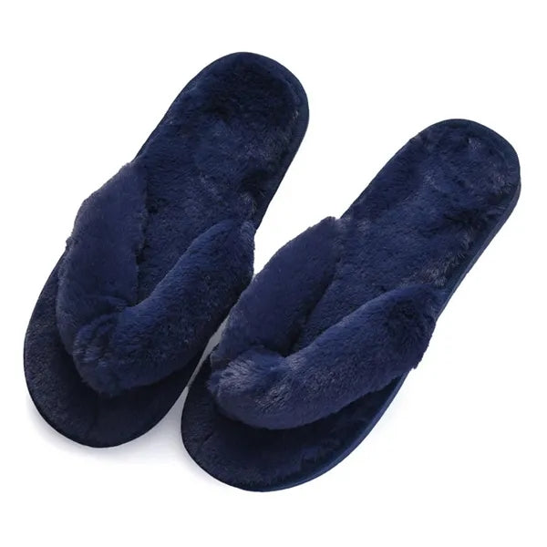 Unisex Plush Non-Slip Breathable Flip Flops