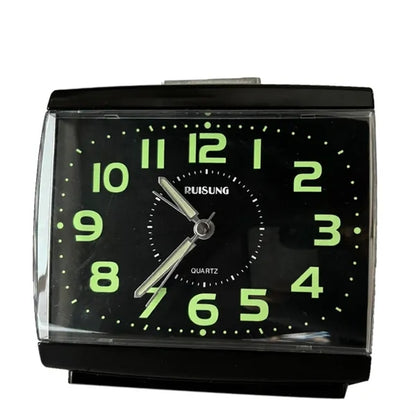 Silent Square Analog Alarm Clock