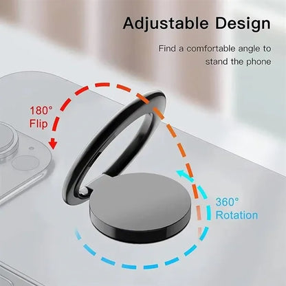 Zinc Alloy Adjustable Phone Ring Holder Stand
