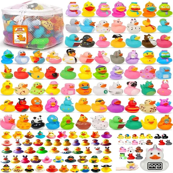 Kids Squeezable Mini Rubber Duck Bath Toy