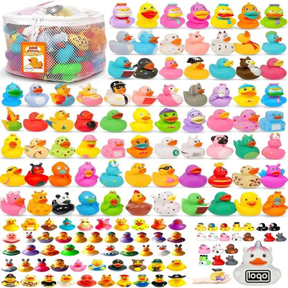 Kids Squeezable Mini Rubber Duck Bath Toy