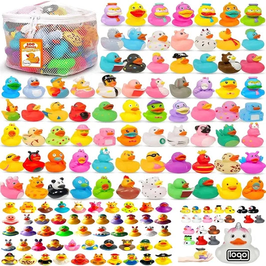 Kids Squeezable Mini Rubber Duck Bath Toy