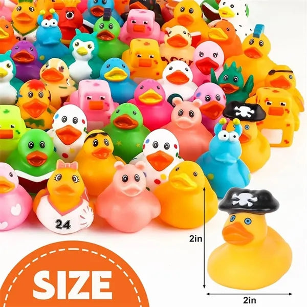 Kids Squeezable Mini Rubber Duck Bath Toy