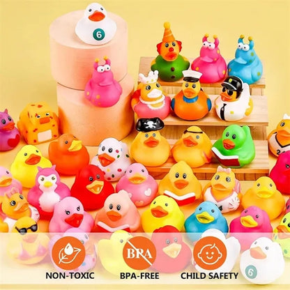 Kids Squeezable Mini Rubber Duck Bath Toy