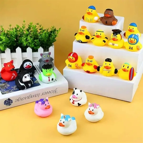 Kids Squeezable Mini Rubber Duck Bath Toy