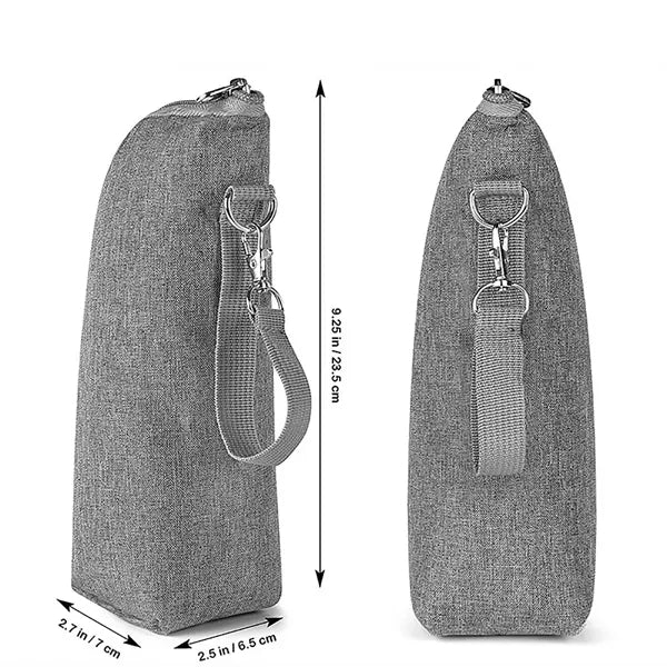 Baby Bottle Insulated Carrier Bag w/ Zipper