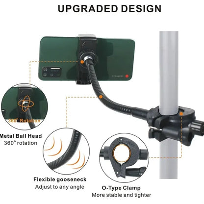 Plastic Flexible Microphone Phone Holder