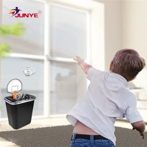 Mini Trash Can Basketball Hoop Set Toy for Office