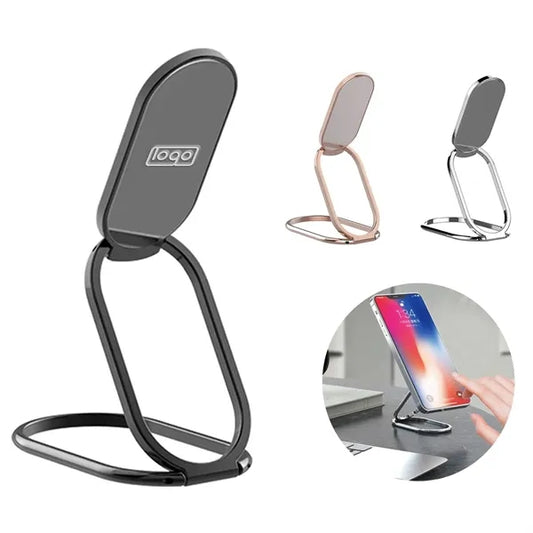 Metal Folding Back Sticker Phone Ring Holder