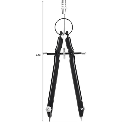 Spring Metal Lockable Drawing Compass