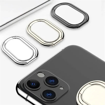 Metal Folding Back Sticker Phone Ring Holder
