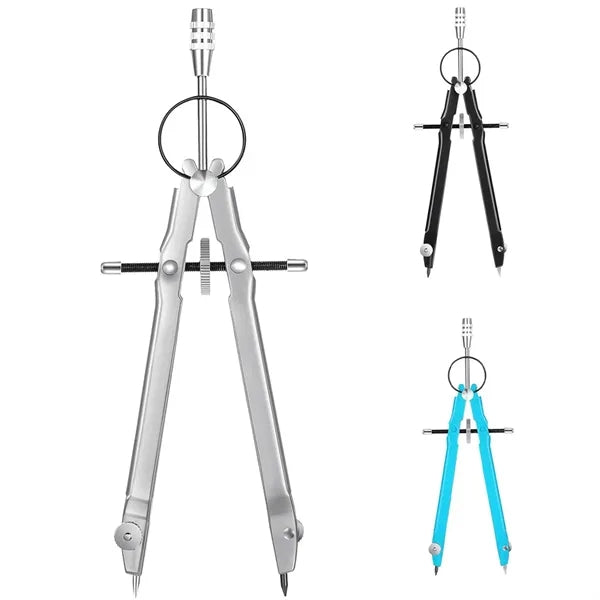 Spring Metal Lockable Drawing Compass