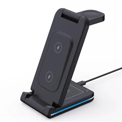 5 In 1 Foldable Wireless Charger Phone Stand