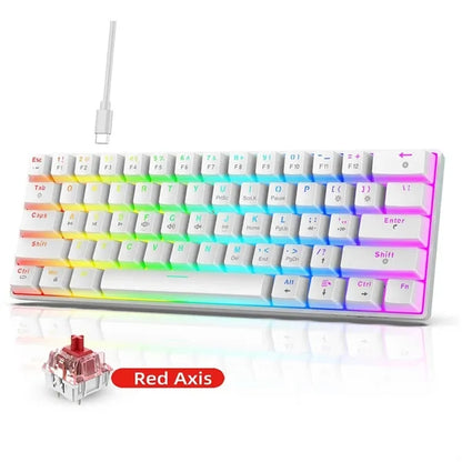 Multiple Color LED Wired Mechanical Keyboard