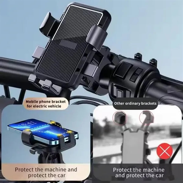 Aluminum Motorcycle Bicycle Phone Holder