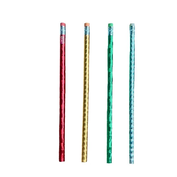 Wooden Holographic Round Pencil