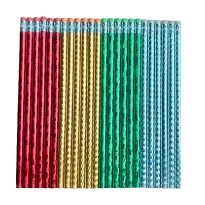 Wooden Holographic Round Pencil