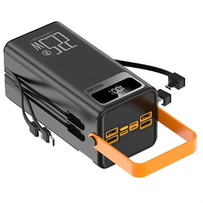 100000mAh Fast Charging Power Bank w/ Built-In Cable