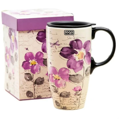 17oz Ceramic Mug w/ Lid