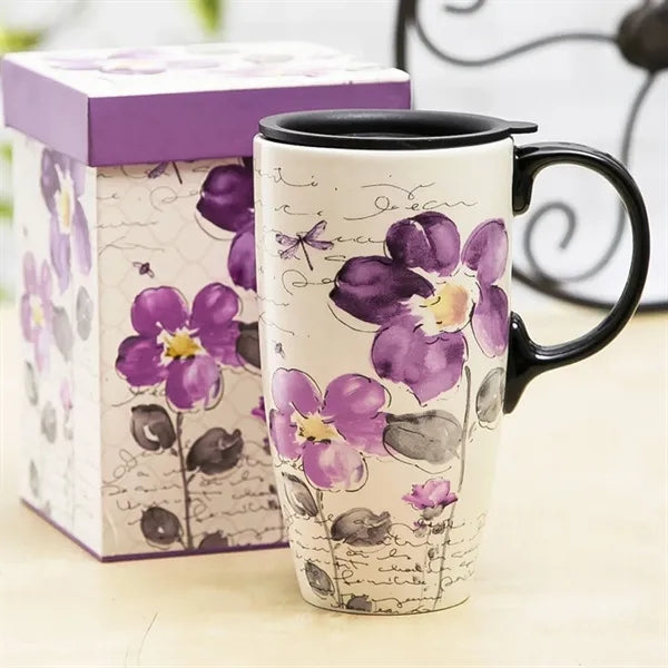 17oz Ceramic Mug w/ Lid
