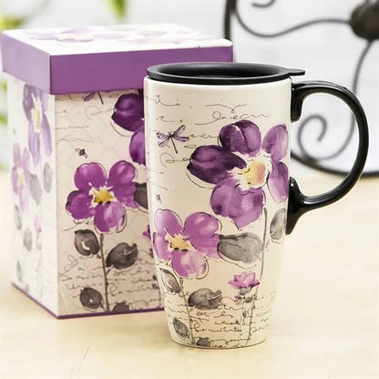 17oz Ceramic Mug w/ Lid