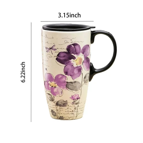 17oz Ceramic Mug w/ Lid