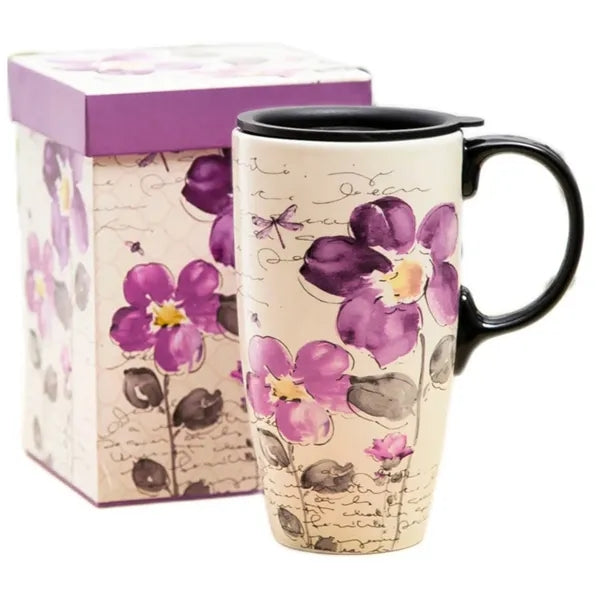 17oz Ceramic Mug w/ Lid