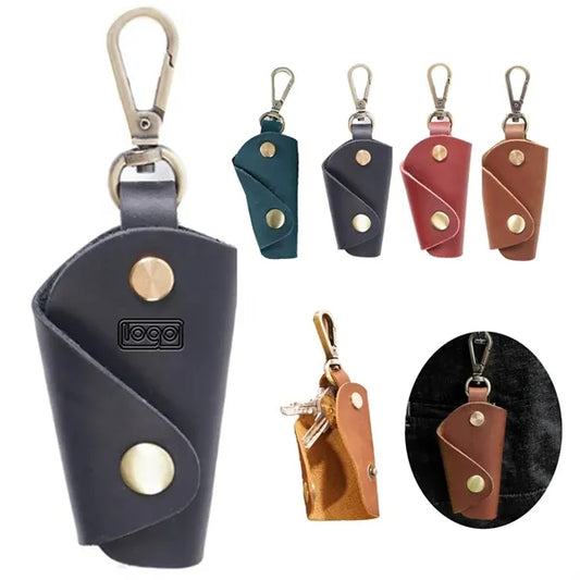 Genuine Leather Mini Keyholder