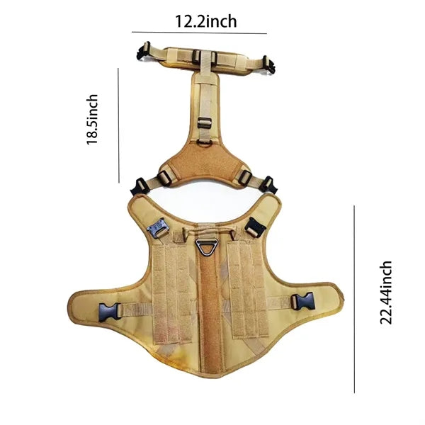 Explosion Proof Charging Tactical Dog Vest