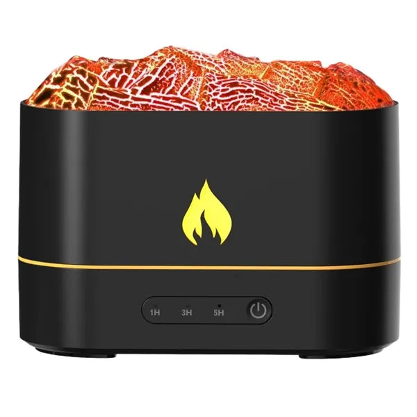 Flame LED Cool Mist Humidifier w/ Aromatherapy Light