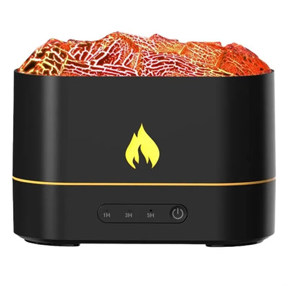 Flame LED Cool Mist Humidifier w/ Aromatherapy Light