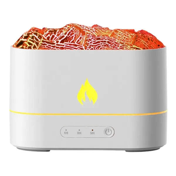 Flame LED Cool Mist Humidifier w/ Aromatherapy Light