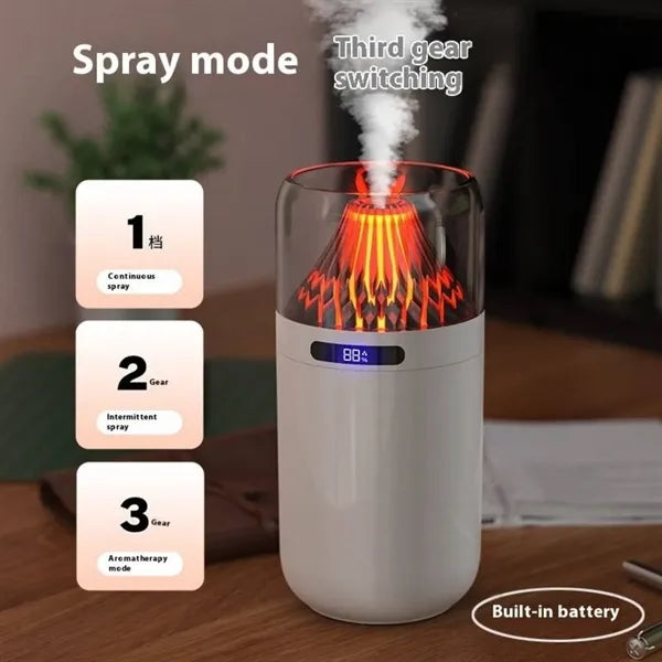Portable Volcano Car Cool Mist Humidifier