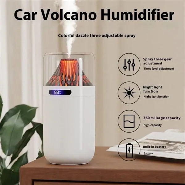 Portable Volcano Car Cool Mist Humidifier