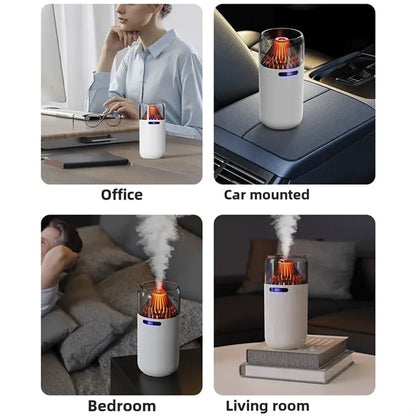 Portable Volcano Car Cool Mist Humidifier