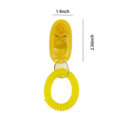 Adjustable Dog Pet Training Clickers Sound Keychain