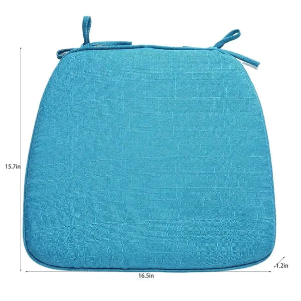 Polyester Universal Non-Slip Chair Seat Cushion w/ Tie