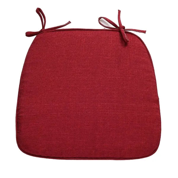 Polyester Universal Non-Slip Chair Seat Cushion w/ Tie