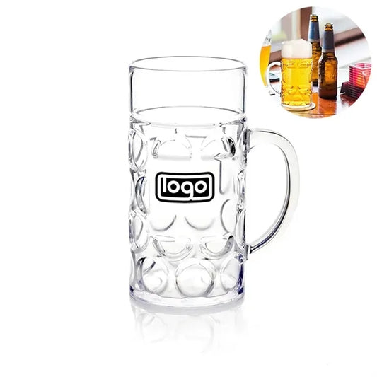 32 oz Clear Plastic Beer Mug