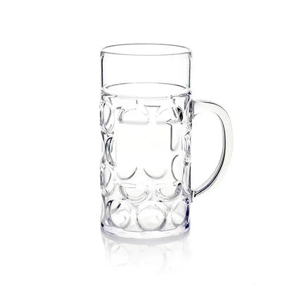 32 oz Clear Plastic Beer Mug